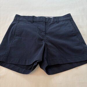 J. Crew Navy Cotton Chino Shorts